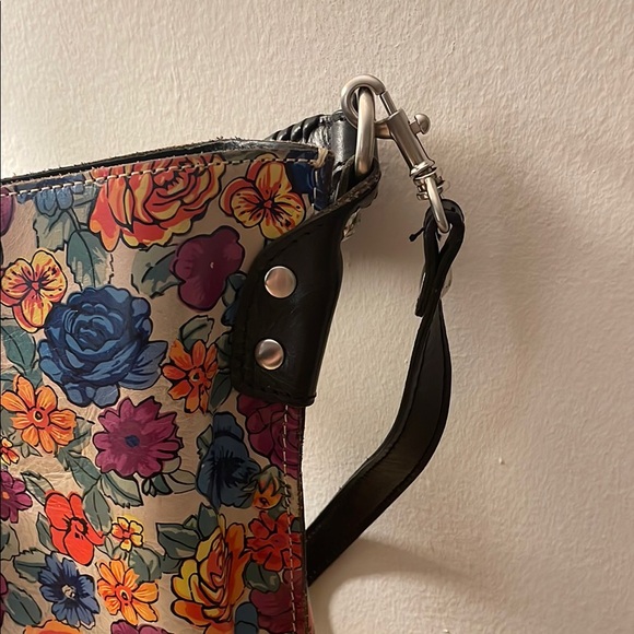 Patricia Nash Floral Leather Crossbody Bag - Picture 7 of 10